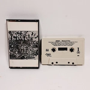CREAM Wheels Of Fire Cassette Tape Blues Rock Clapton RSO Columbia House CBS Inc - Picture 1 of 5