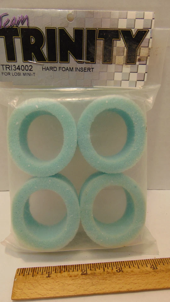 Vin tage Trinity TRI34002 HARD Foams Inserts (4) for Team Losi Mini-T 1.0 NIB - Image 1 of 1