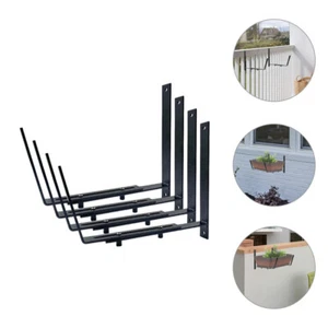 Planter Box Trough Flower Pot Stand Brackets Tray Adjustable Height Flowerpot - Picture 1 of 12