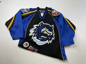Bridgeport Sound Tigers AHL Hockey Jersey Islanders Authentic Minors Boys S/M - Picture 1 of 8