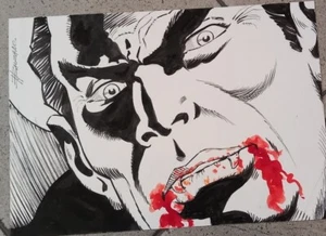 BALZANO BIRAGO VAMPIRO  SIGNED FIRMATA 30X21 - Foto 1 di 1