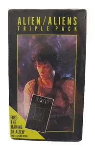 SEALED NEW Alien / Aliens VHS Triple Pack 3-Tape Set The Making of Alien - Picture 1 of 6