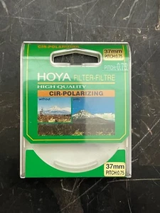 Hoya 37mm Circular Polarizer Glass Filter-SEALED - Picture 1 of 3