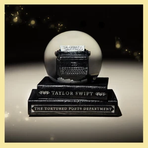 Taylor Swift ❄️ TTPD GLOBO DE NIEVE ❄️ Departamento de Poetas Torturados - ENVÍO AHORA - Imagen 1 de 4