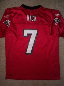 *IRREGULAR* Alanta Falcons MICHAEL VICK nfl Jersey YOUTH KIDS BOYS (L-LG-LARGE) - Picture 1 of 3