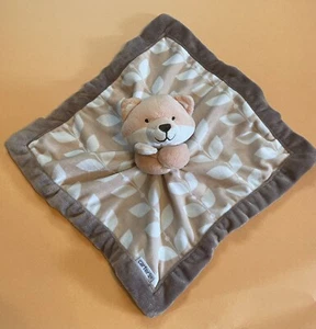 Manta de seguridad Carters naranja blanco zorro bebé 13" felpa suave hoja marrón amorosa - Imagen 1 de 5