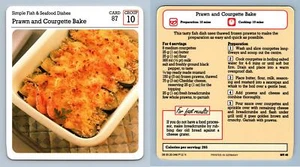 Prawn & Courgette Bake #87 - Fish - My Favourite Recipes Cardmark Card - Picture 1 of 1