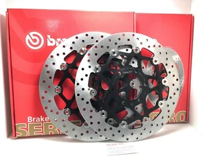 DISCHI FRENO BREMBO FLOTTANTE ANT 78B74 TRIUMPH T955I SPEED TRIPLE 955 1999 2000 - Picture 1 of 1