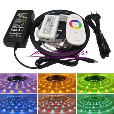 5M 5050 RGBW LED Strip Light +2.4G 18A Remote Controller+ 5A Power Adapter Kit - Image 1 of 4