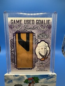 2019/20 LEAF LUMBER KINGS PELLE LINDBERGH GAME USED Lumber /20