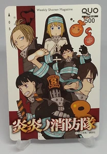 Fire Force Weekly Shonen Magazine Quo Card Kodansha non in vendita manga giapponese - Foto 1 di 8
