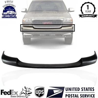 New Front Bumper Trim Molding Primed For 1999-2002 GMC Sierra 2000-2006 Yukon Foto 1 de 4