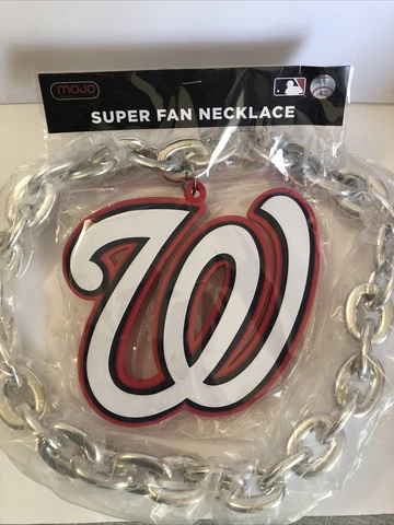 MLB 3D Foam Super Fan Chain Necklace Washington Nationals Cover