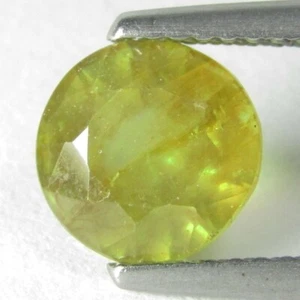 2.81Cts Ravishing Natural Yellow Sapphire Round Gemstone From (Bankaja) Thailand - Picture 1 of 4