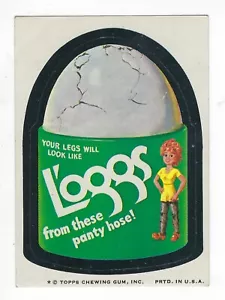 Topps Wacky Packages 1974 7th Series 7 L'OGGS manguera panty ex+ bonito centrado - Imagen 1 de 1
