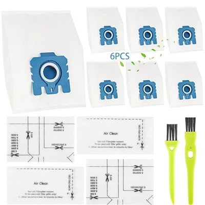 YUKOVEP 6 sacchetti per aspirapolvere Miele GN per Aspirapolvere Miele GN 3D Classic C1
