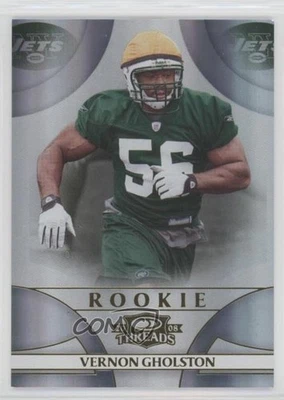2008 Donruss Threads Rookie /999 Vernon Gholston #246 Rookie RC - Image 1 of 2