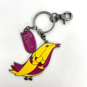 SAKROOTS Paz Pájaro Metal Monedero Dije Llavero 2"-3" - Imagen 1 de 2