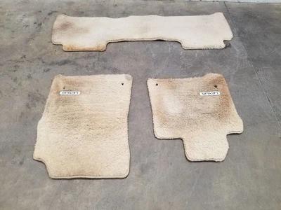 08 2008 LEXUS LX570 JUEGO ALFOMBRILLAS DELANTERAS Y TRASERAS BRONCEADAS Foto 1 de 4