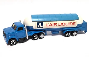 gebraucht! Majorette No.324 LKW Tanksattelzug Air Liquide blau Maßstab 1:100 - Picture 1 of 2