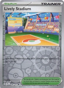 Holograma inverso poco común Lively Stadium SV08: Surging Sparks 180/191 casi nuevo - Imagen 1 de 2