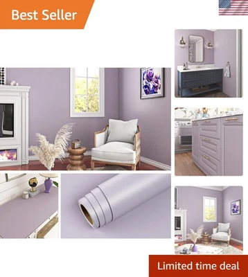 Charming Lilac Peel and Stick Wallpaper - Perfect for Accent Walls & Decors - Image 1 of 4