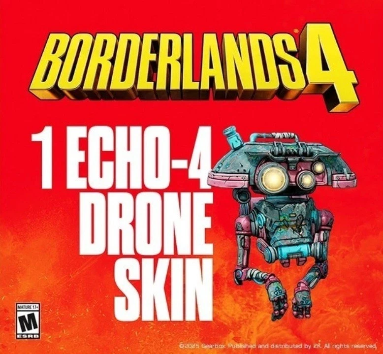 Borderlands 4 x NVIDIA - ECHO-4 Drone Skin Promotional Reward - Image 1 of 1