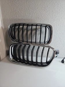 BMW F81 F80 Front Grille Wagon Oem  Chrome & Black Both Sides  - Picture 1 of 5