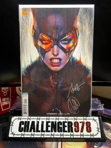 CATWOMAN #2 Artgerm DOUBLE SIGNED Joelle Jones Trade-Dress w/ COA - Picture 1 of 1