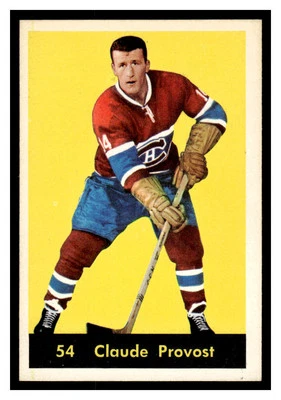 1960-61 Parkhurst HOCKEY #54 Claude Provost HK3 - Image 1 of 2