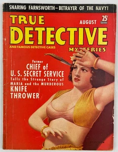 True Detective Mysteries, August 1937, Vintage True Crime Stories, Pulp - Picture 1 of 5