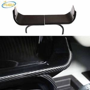 2020-2023 Carbon Fiber Fit For Defender 110 Dashboard Frame Decor Cover Trim 2pc - Picture 1 of 9