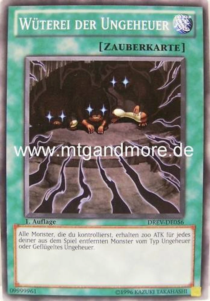 Yu-Gi-Oh 3x Wüterei der Ungeheuer - - - DREV - Bild 1 von 1