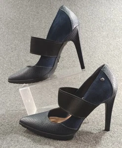 Simply Vera by Vera Wang Svirma Navy Suede High Heel Size 8.5 New No Box - Picture 1 of 15