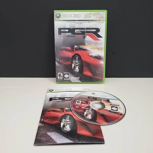 PGR: Project Gothem Racing 3 (Microsoft XBOX 360, 2005) Complete w/ Manual CIB - Picture 1 of 4
