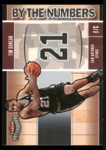 2003-04 Fleer Patchworks By The Numbers #9 Tim Duncan - Picture 1 of 2