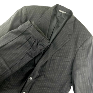 Brooks Brothers Men's Charcoal Pinstripe Suit • USA • 46L | 40x29 - Picture 1 of 14