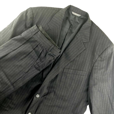 Traje Brooks Brothers Hombre Carbón Rayas • EE. UU. • 46L | 40x29 Foto 1 de 4
