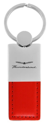 Ford Thunderbird Leather Key Ring (Red) - Image 1 of 3