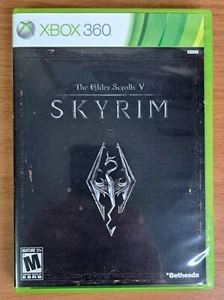 Xbox 360 The Elder Scrolls V: Skyrim - Manual de mapa de disco CIB - Imagen 1 de 4