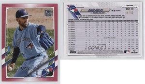 2021 Topps Update Mother's Day Hot Pink /50 David Phelps #US179