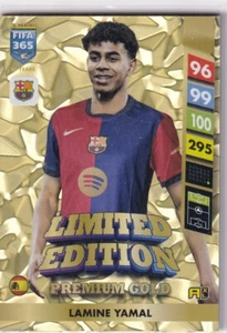 Panini Adrenalyn XL FIFA 365 2025 No Lamine Yamal Premium Limited Edition Gold - Picture 1 of 1