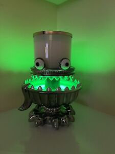 Bath & Body Works Halloween 2021 Monster Light Up 3 Wick Candle Holder In Hand