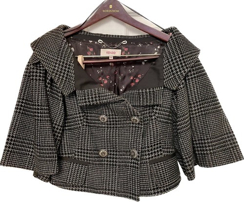 Giacca corta donna Kenzo lana ottime condizioni taglia 38 sgabello da segugio