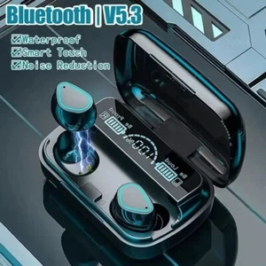 Nowe sportowe słuchawki douszne stereo Bluetooth 5.3 Bezprzewodowe słuchawki TWS Smart Touch Call - Zdjęcie 1 z 5