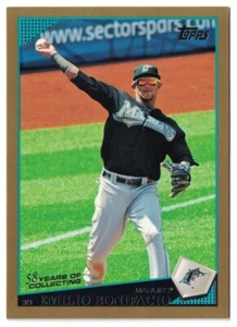Actualizaciones y aspectos destacados 2009 Topps Gold #UH83 Emilio Bonifacio #/2.009 - Imagen 1 de 2