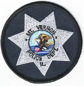 Mt. Vernon Police Department Illinois IL patch New round  - Picture 1 of 1