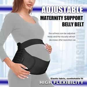 Cinturón de soporte abdominal negro de maternidad ChongErfei grande nuevo en caja - Imagen 1 de 2
