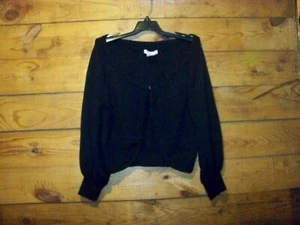Girls Xhilaration Black Sweater Shrug Size L EUC!!! - Picture 1 of 2