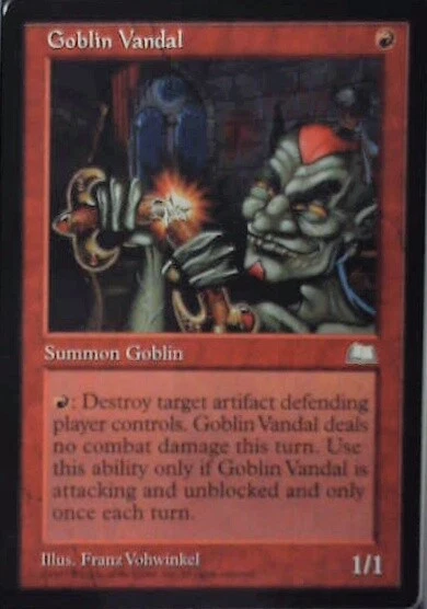 Goblin Vandal - Weatherlight: #105, Magic: The Gathering Lp R45 - Image 1 of 1